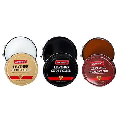 चमड़ा के जूता मोम